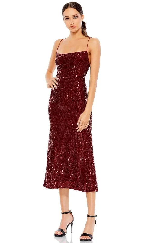 Sleeveless Dress FlaredIeena Duggal - 26480 Sleeveless Sequin Sheath Dress