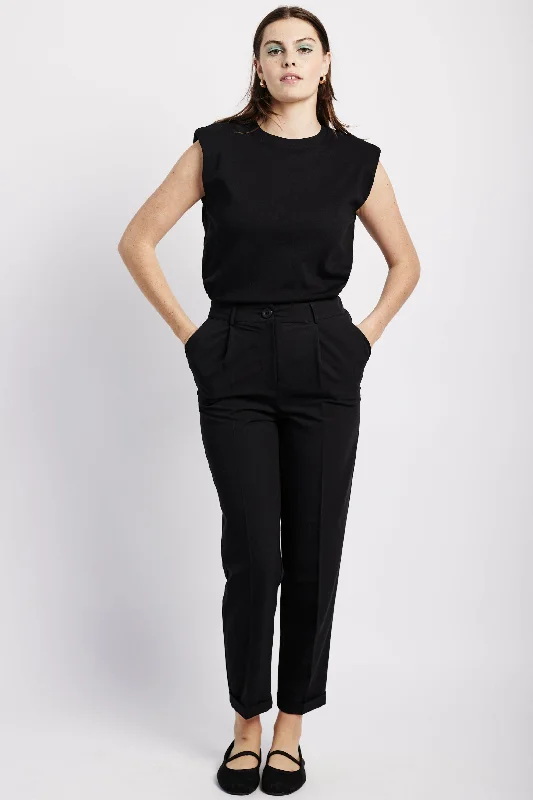 women's maternity pantsUltimate Tailored Tapered Leg in Black