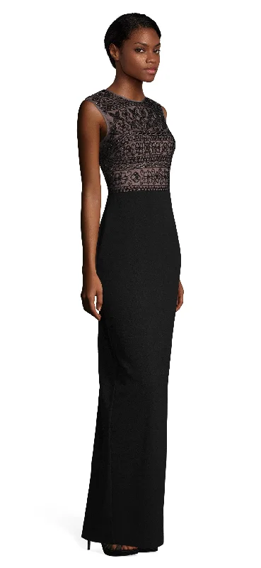 Sleeveless Dress For BeachAdrianna Papell - Sleeveless Embellished Bodice Dress AP1E203663SC