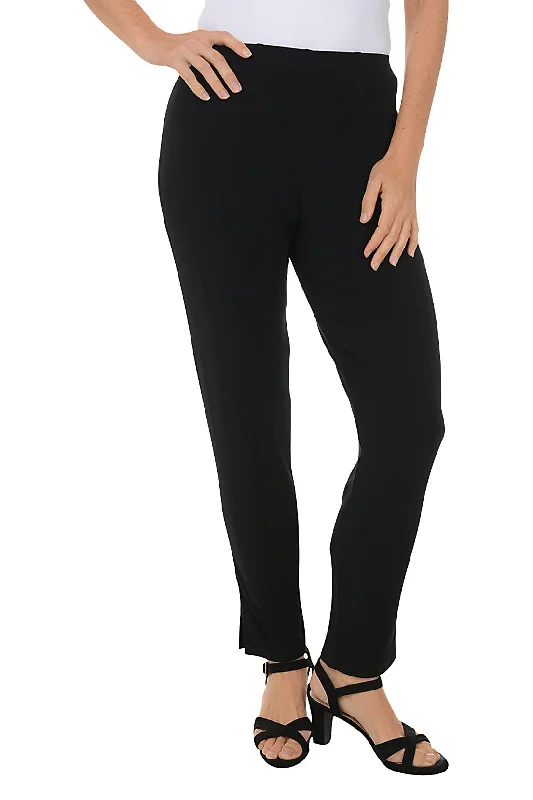 women's timeless pantsSide Slit Pull-On Ankle Pant