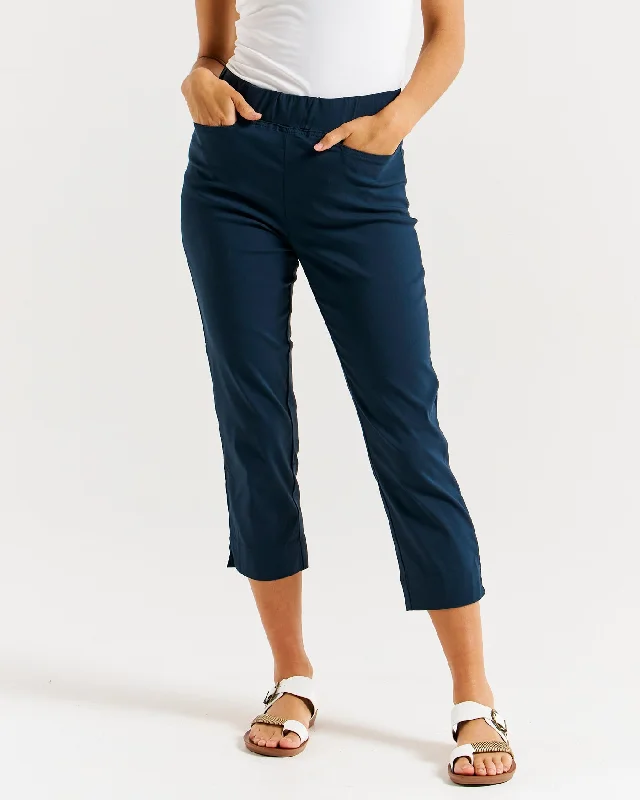 women's formal pantsBetty Basics Crop Bengaline Pant Navy