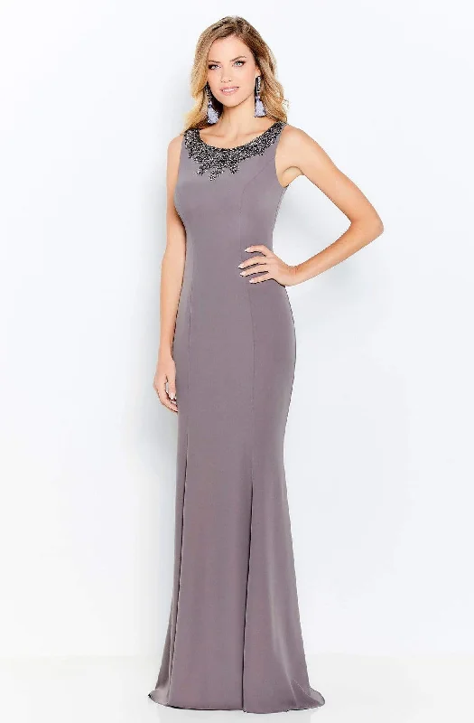 maxi dresses with hidden pocketsCameron Blake - 120621 Scoop Neck Cut-Out Detailed Long Dress