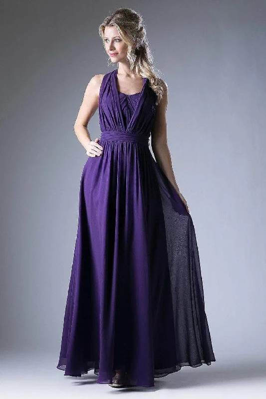 maxi dresses for garden partiesLadivine CF055 - Chiffon Sheath Long Dress