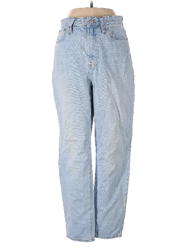 women's denim jeans for a bohemian lookMid-Rise Wide-leg Jeans in Light Wash