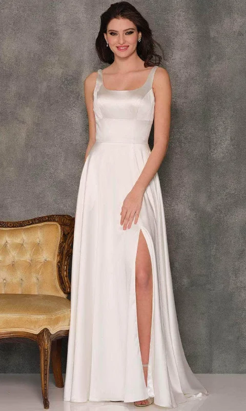 Formal Dress for Glamorous ThemesDave & Johnny Bridal A10438 - Scoop Empire Bridal Gown