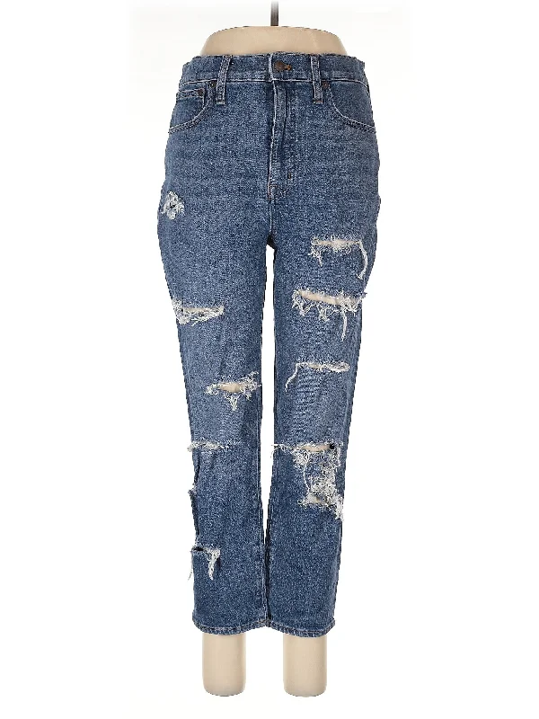 women's faded denim jeansHigh-Rise Boyjeans Jeans