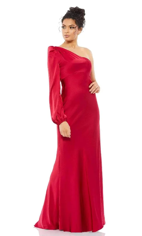 Formal Dress for Eco-Conscious EventsIeena Duggal - 55401I One Shoulder Satin Gown