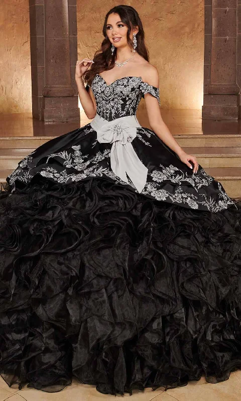 Formal Dress for GraduationsRachel Allan RQ3104 - Sweetheart Organza Ruffle Ballgown