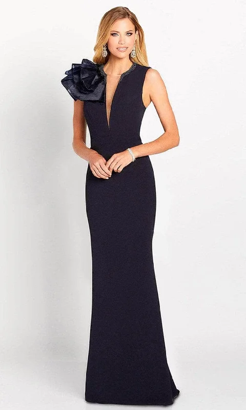 Formal Dress for Science AwardsCameron Blake 119645 - Ruffled Shoulder Formal Gown