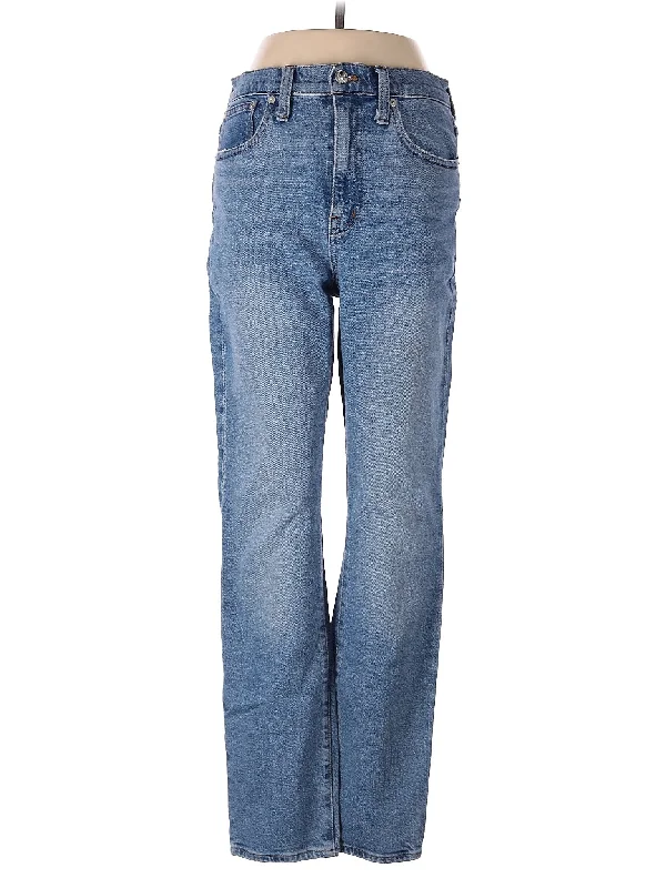 women's cropped denim jeansHigh-Rise Bootleg Jeans in Light Wash