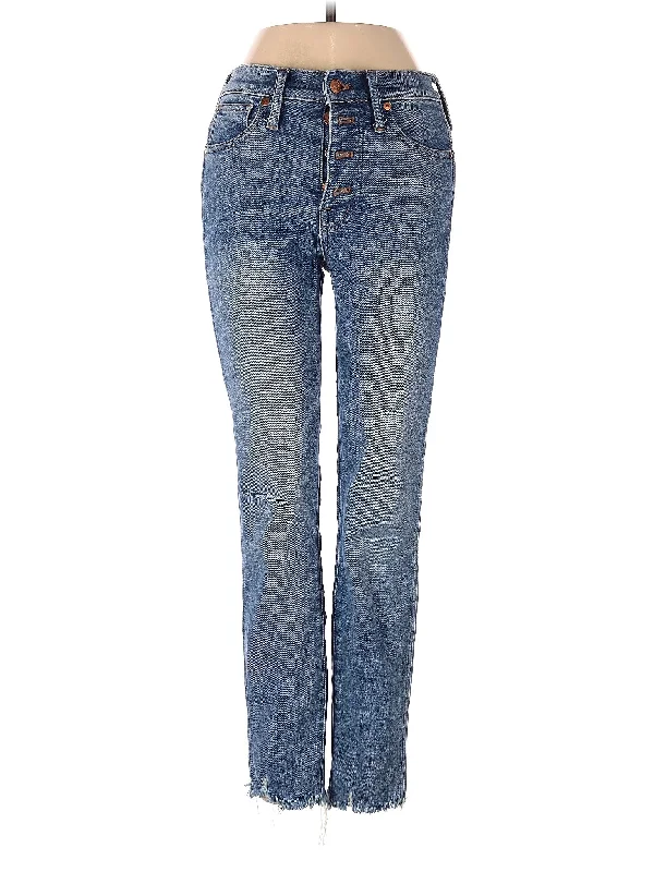 women's denim jeans with spandexHigh-Rise Bootleg Jeans in Medium Wash