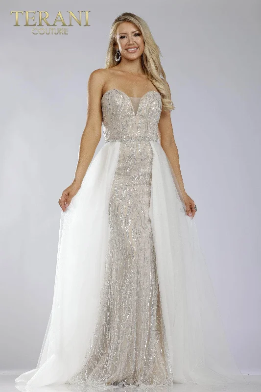 Formal Dress for Indoor WeddingsTerani Couture 231P0029 - Strapless Sweetheart Fully Lined Gown