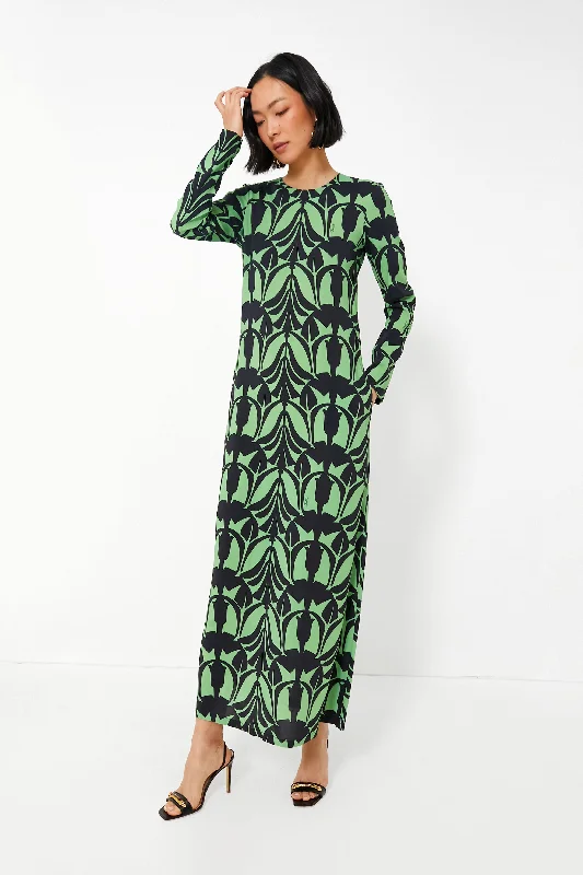 Full-Body Long Sleeves Jumpsuit DressPapyrus Long Sleeve Swing Dress