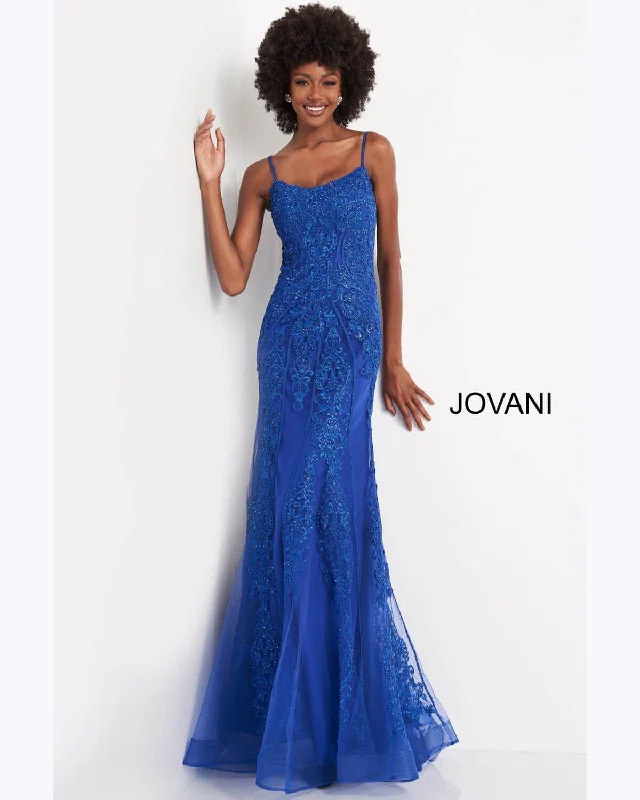 Formal Dress Rental ServicesJVN by Jovani - Embroidered Lace Corset Mermaid Gown JVN02012SC