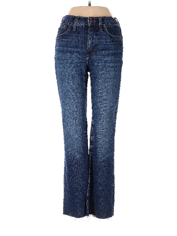 women's slim-fit denim jeansHigh-Rise Bootleg Jeans in Medium Wash