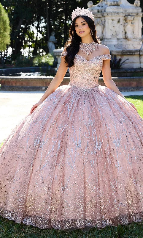 Formal Dress for Cruise Ship EventsPrincesa by Ariana Vara PR30132 - Rhinestone-Detailed Quinceanera Gown