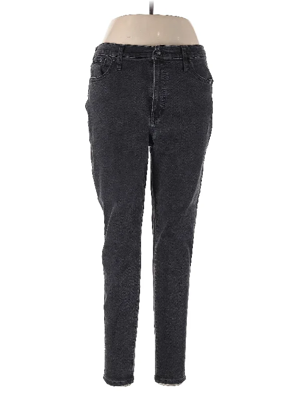 women's straight-leg denim jeansMid-Rise Skinny Jeans in Dark Wash