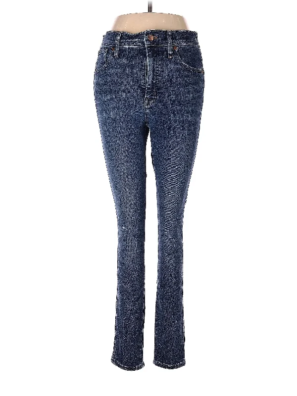 women's straight-leg denim jeansHigh-Rise Skinny Jeans in Dark Wash