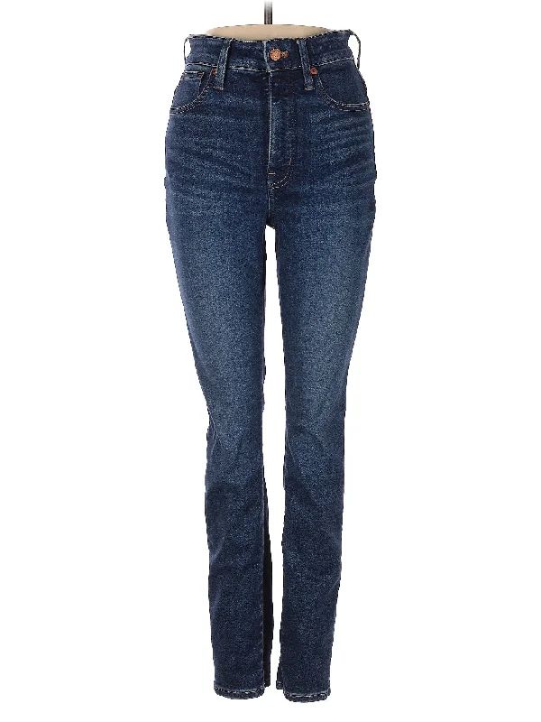 women's dark denim jeansHigh-Rise Bootleg Jeans in Dark Wash