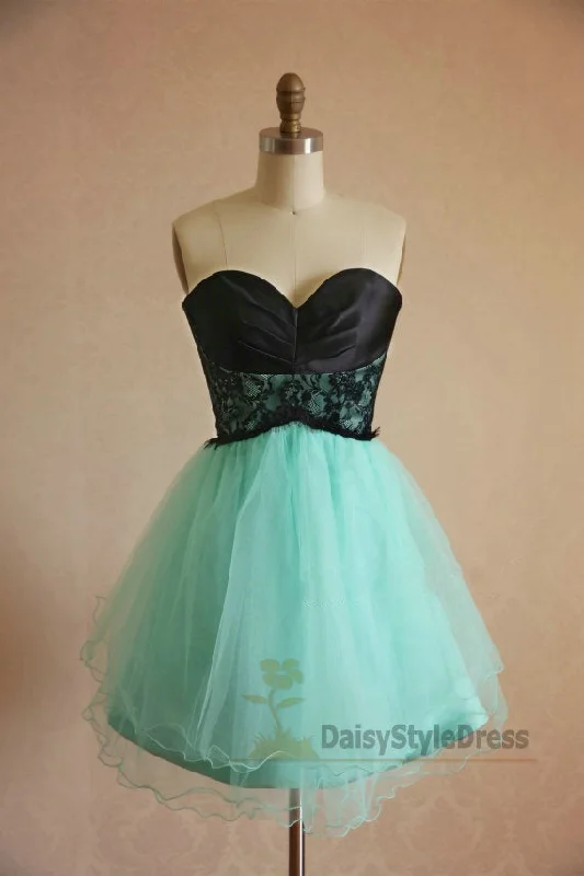 affordable party dressesKnee Length Mint Green Vintage Homecoming Dress