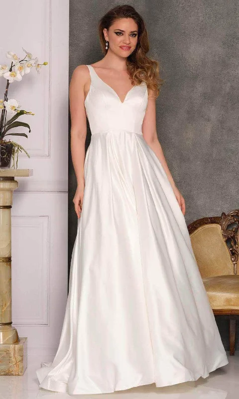 Formal Dress for Vintage ThemesDave & Johnny Bridal A10360 - Side Cutouts Bridal Gown