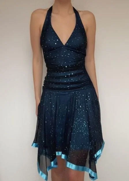 breathable party dressesKnee Length Sparkle Vintage Homecoming Dress