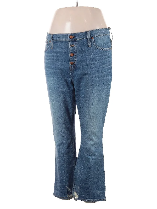 women's denim jeans for a chic appearanceHigh-Rise Bootleg Jeans in Medium Wash