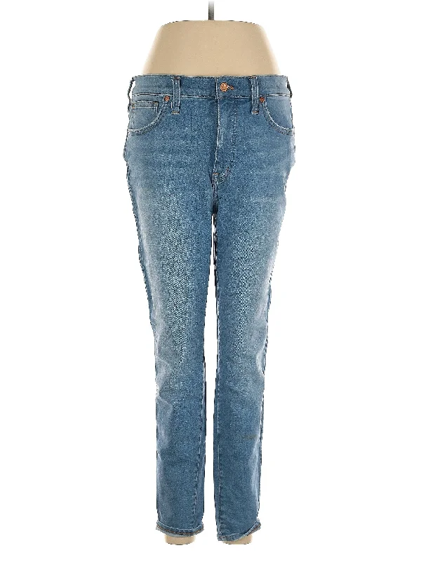 women's denim jeans with spandexHigh-Rise Straight-leg Jeans in Light Wash