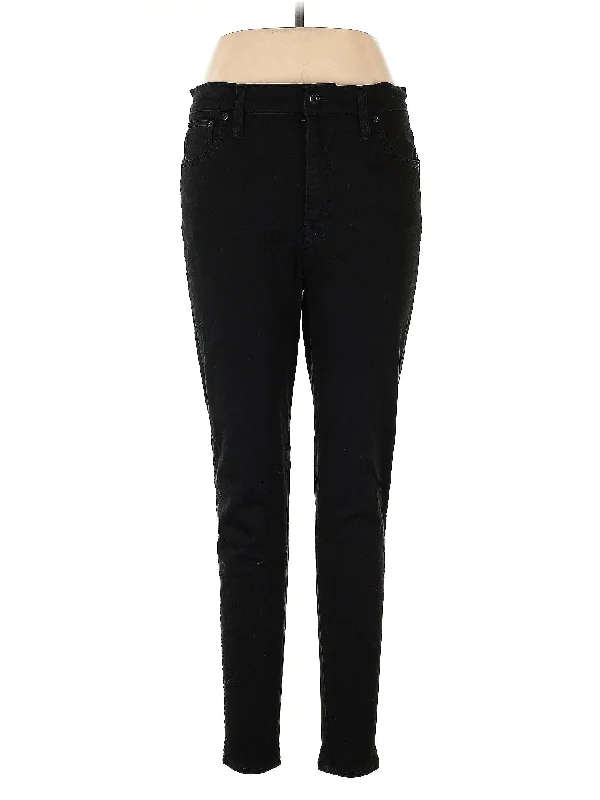 women's denim jeans with frayed edgesHigh-Rise Skinny Jeans