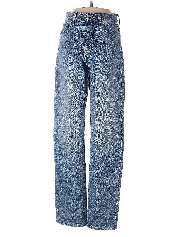 women's high-ankle denim jeansMid-Rise Wide-leg Jeans in Light Wash