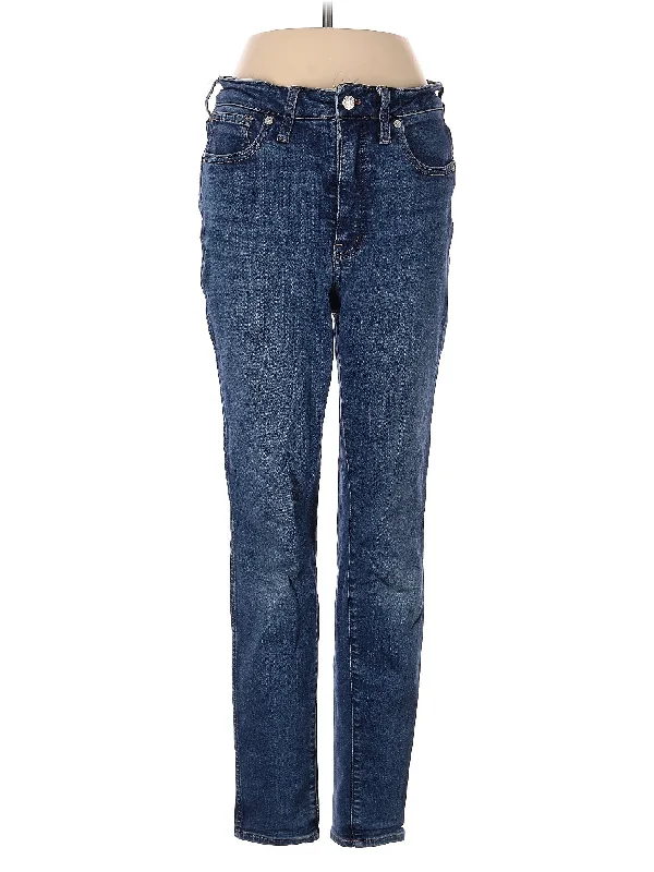 women's denim jeans for a glamorous eveningHigh-Rise Straight-leg Jeans in Medium Wash