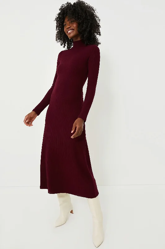 Fabulous Formal Long Sleeves DressCassis Long Sleeve Mock Neck Dress