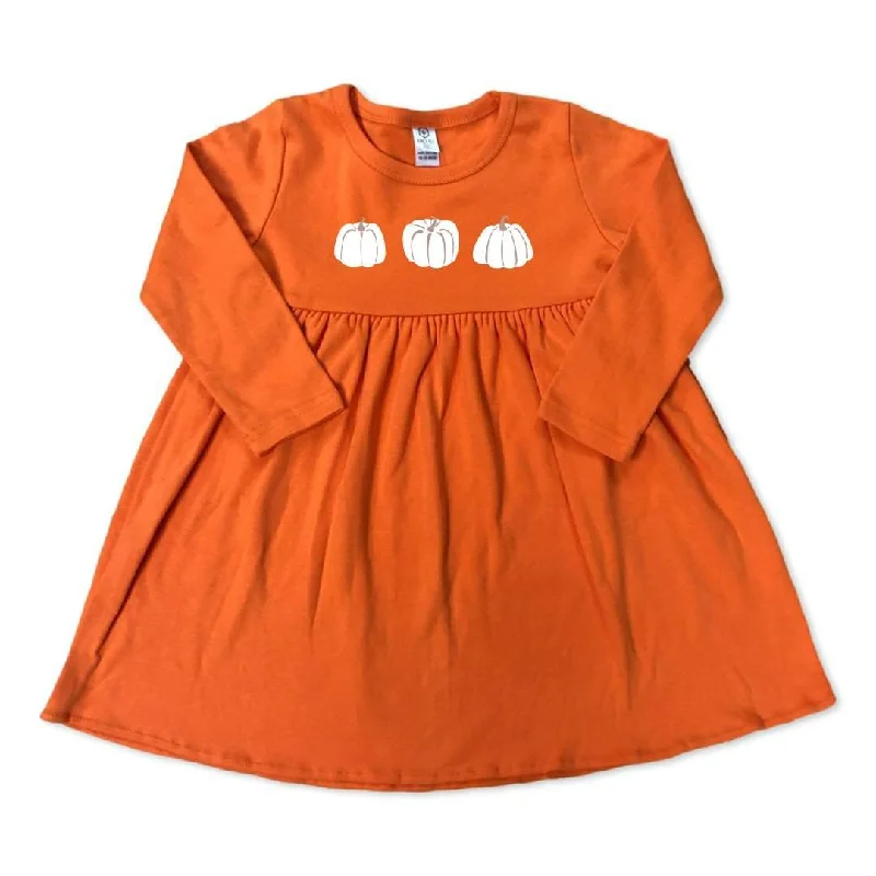 Flirty Long Sleeves DressPumpkin Trio Long Sleeve Dress