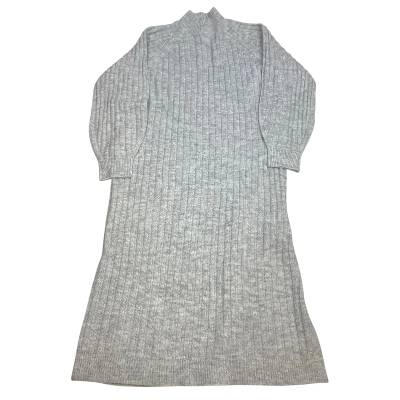 women's velvet dressesDress Sweater By Topshop In Grey, Size: L