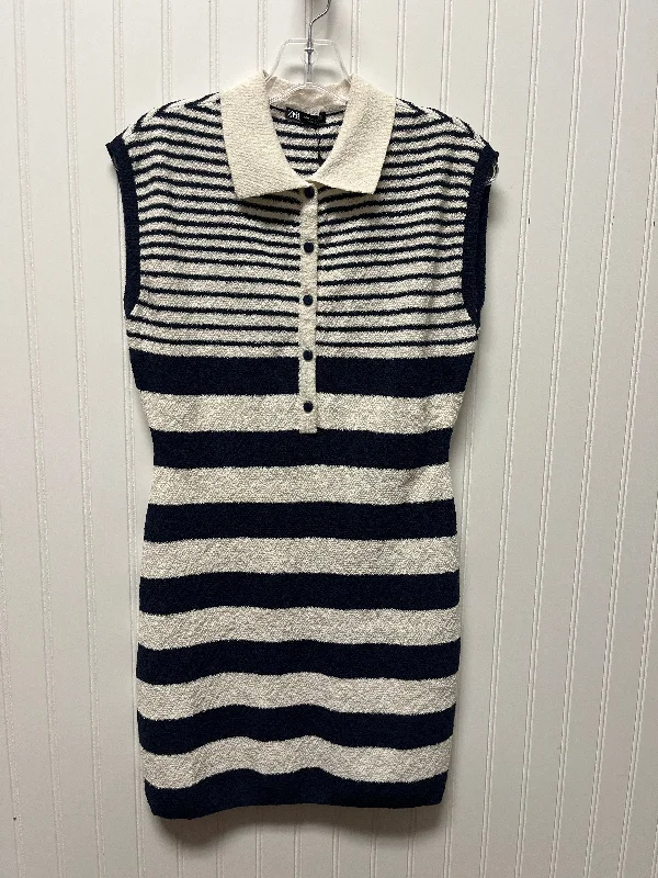 women's shift dressesDress Work By Zara In Striped Pattern, Size: M