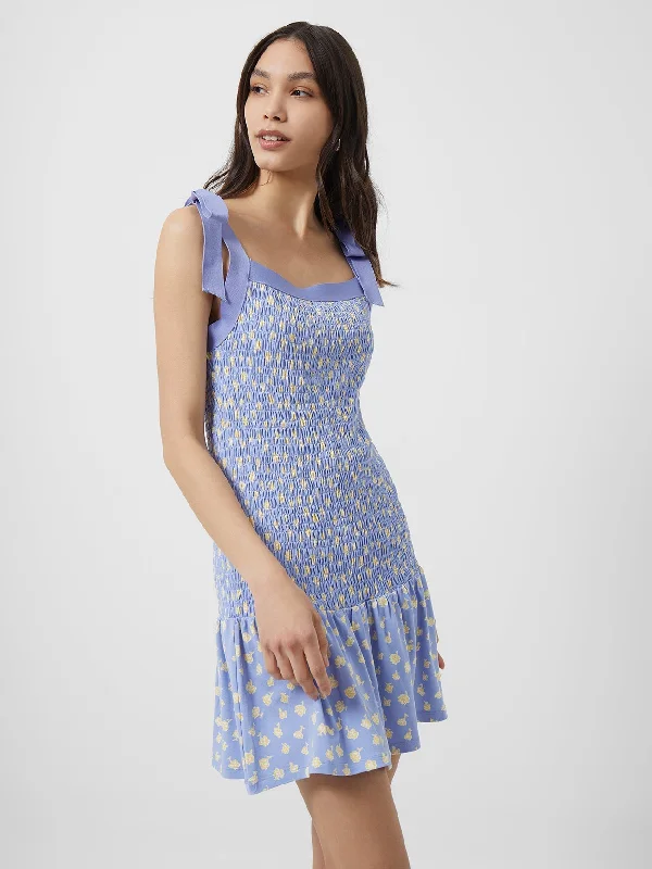 women's cotton dressesPeony-Doria Eco Ruched Dress