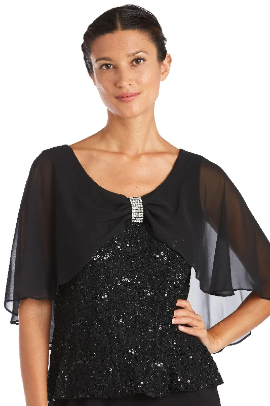 women's tops with embroidery detailsR&M Richards 5979 Mother Of The Bride Pinch Front Top