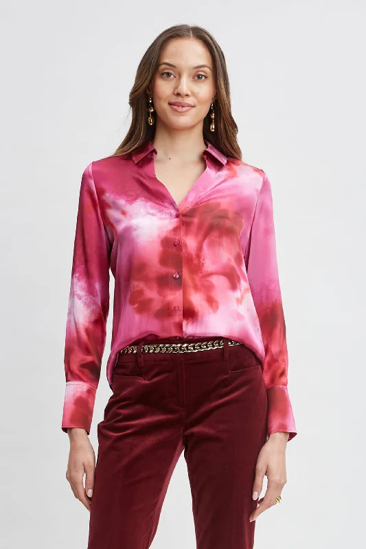 women's tops for those who believe in expressing their individuality through fashionSilk Venetian Glass Shirt